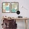 Stupell Industries Textured Layered Aqua Circles 2 pc Framed Floater Canvas Wall Art Set Design by Flora Kouta